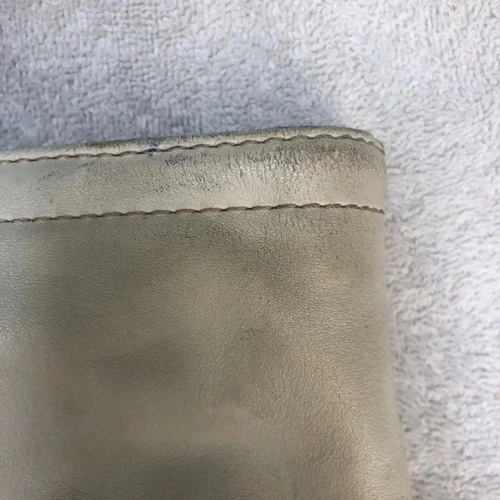 COACH HAMPTON LEATHER SATCHEL